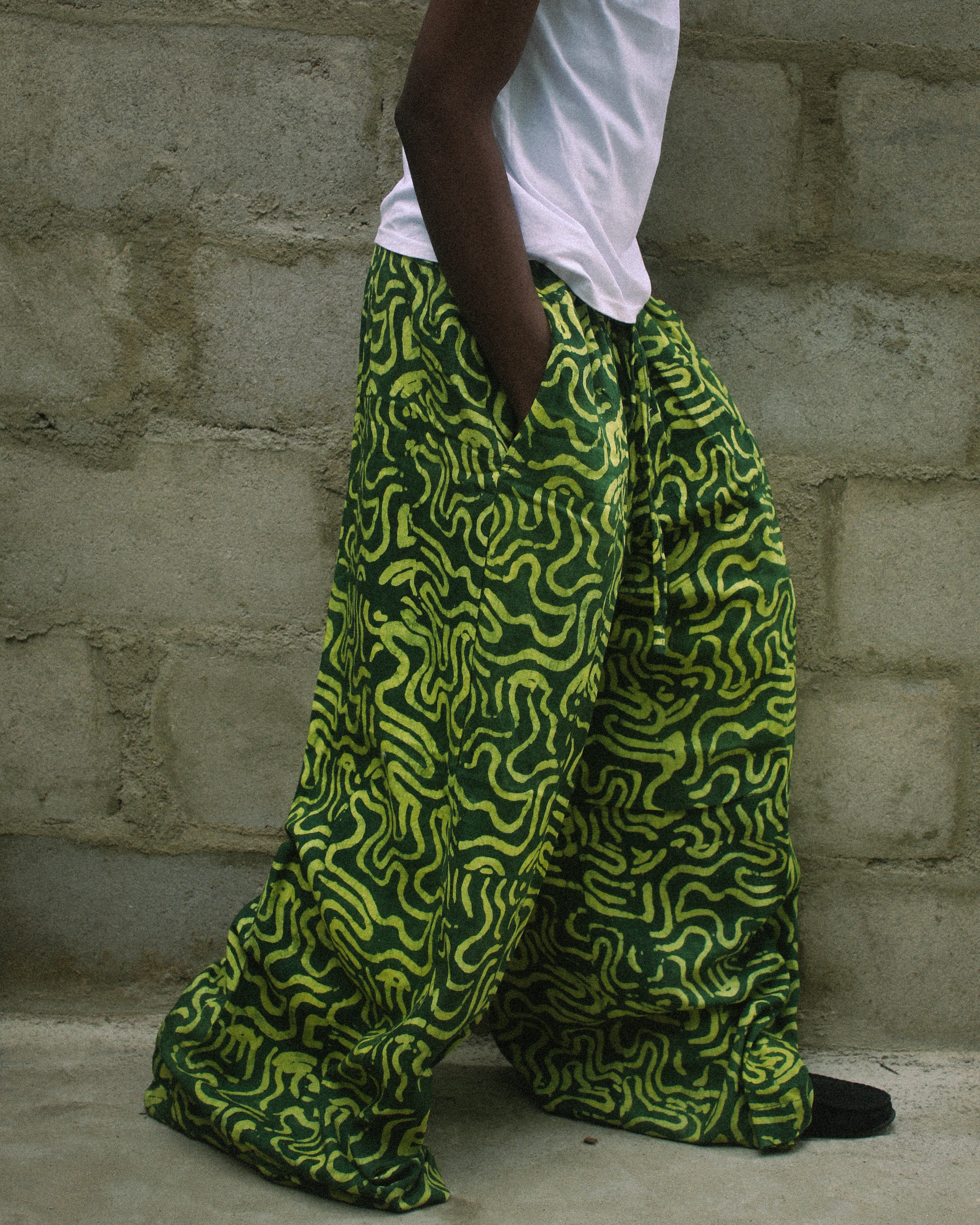 Tides of Love Pants in Olive Green