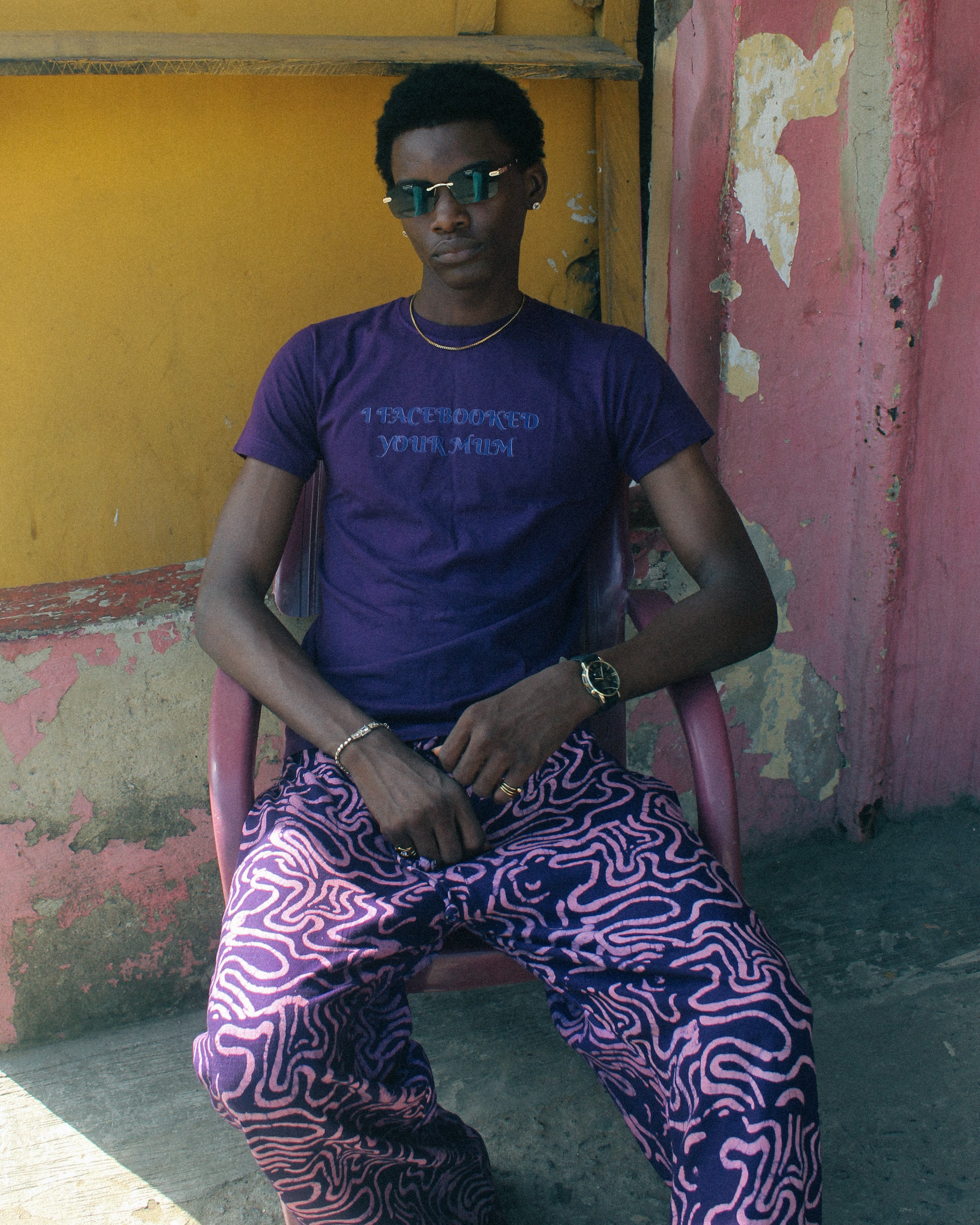 Tides of Love Pants in Purple